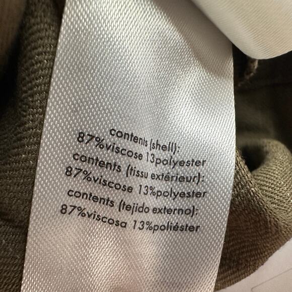 WeWoreWhat Suit Vest Pant Set Pinstripe Brown Wide Leg Tailored XS/0 NWT - Picture 10 of 13